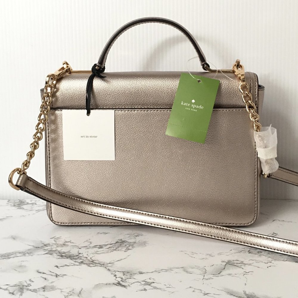Kate Spade Metallic Embellished Medium Maisie - Picture 2 of 11